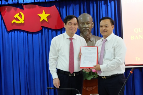 Bổ nhiệm lãnh đạo Cơ quan thường trực khu vực miền Nam Ban Tuyên giáo Trung ương