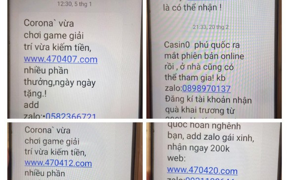 Bắt nhóm đối tượng phát tán hàng chục nghìn tin nhắn lừa đảo chiếm đoạt tài sản