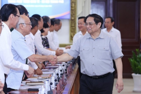 Thủ tướng Phạm Minh Chính: Tháo gỡ khó khăn, thúc đẩy TP.HCM phát triển nhanh, bền vững, tự tin vững bước đi lên