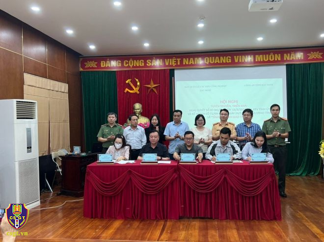 Tuyên truyền phổ biến giáo dục pháp luật về an toàn giao thông tại Ban Quản lý các Khu công nghiệp Bắc Ninh