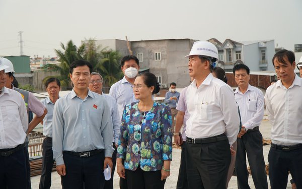 Đưa công trình cầu huyết mạch tại huyện Nhà Bè về đích sớm 3 tháng