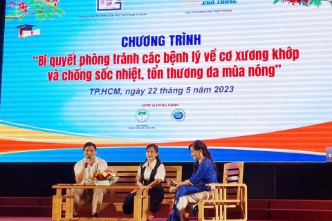 Vui khỏe mỗi ngày với ‘Bí quyết phòng chống các bệnh lý về cơ xương khớp và sốc nhiệt, tổn thương da mùa nắng’