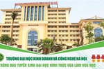 Trường Đại học KD&CN Hà Nội tuyển sinh hệ vừa làm vừa học