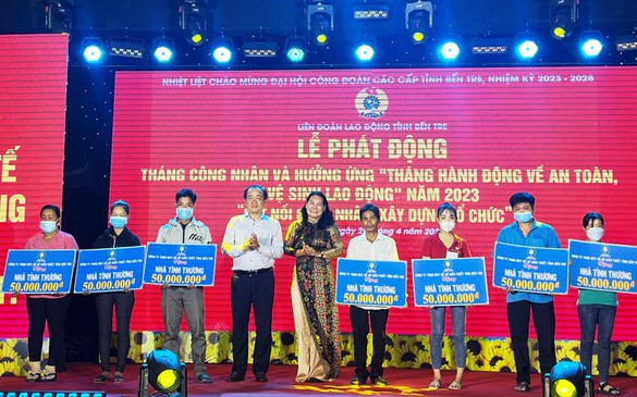 Bến Tre sẽ phát triển thêm 6.300 đoàn viên công đoàn trong năm 2023