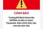 Cảnh báo các hội nhóm tân sinh viên tự phát