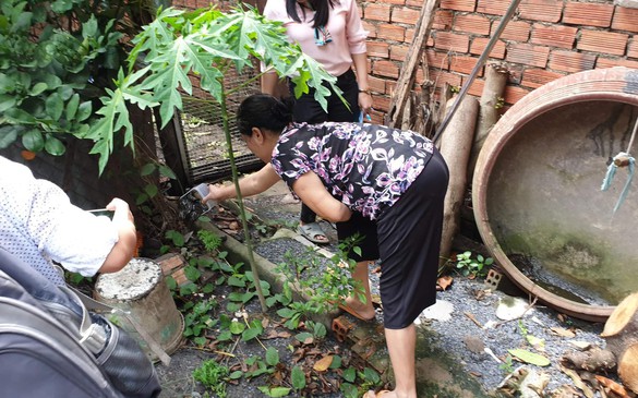 Giao trách nhiệm cụ thể khi triển khai chiến dịch diệt loăng quăng, bọ gây