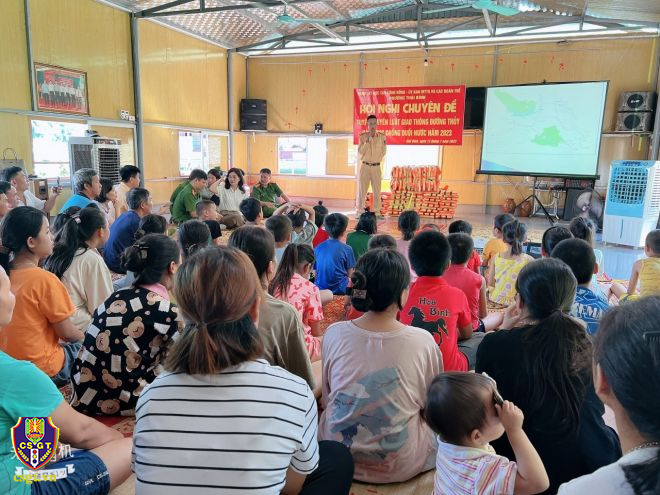 Tuyên truyền Luật Giao thông đường thủy và phòng chống đuối nước năm 2023