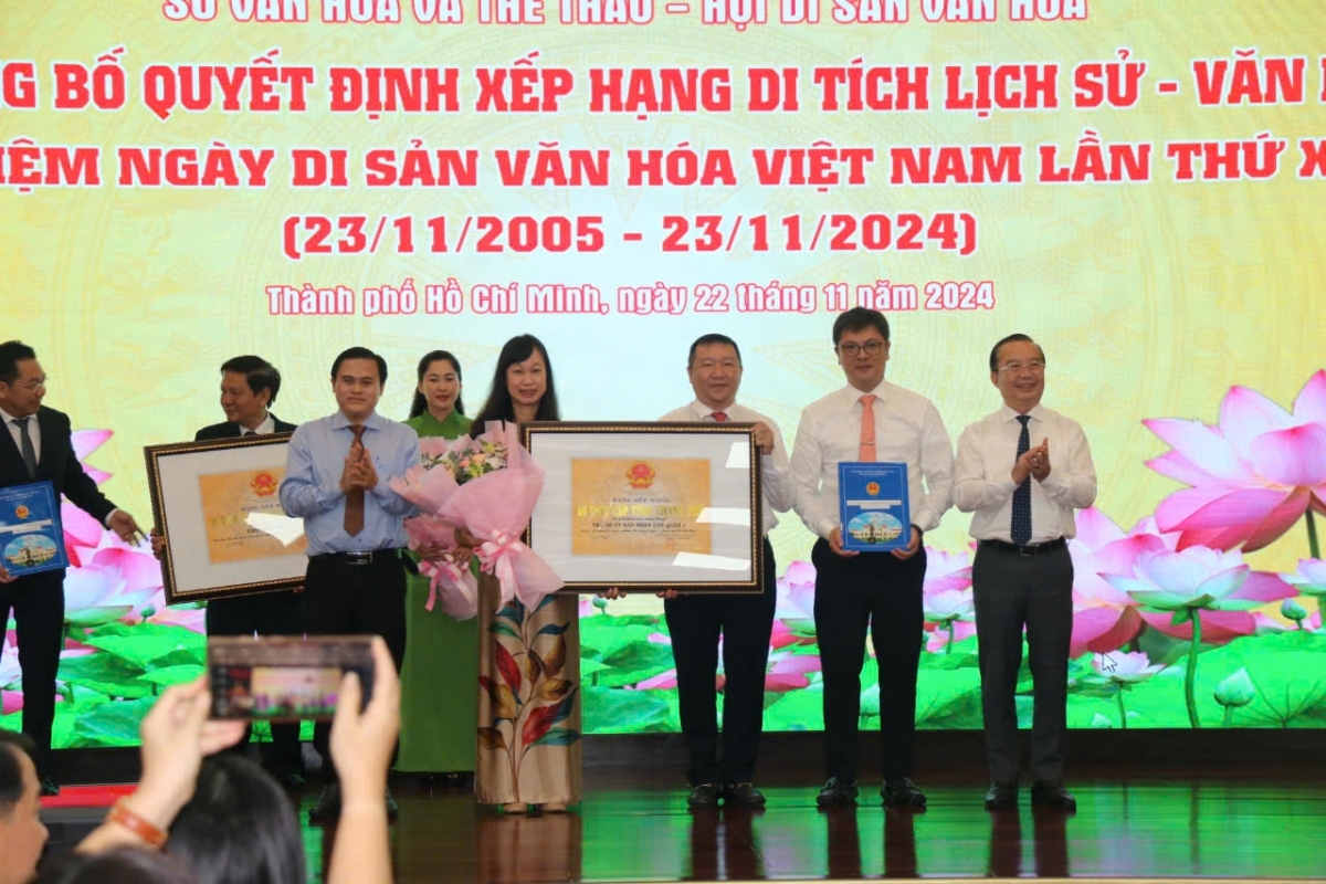 Công bố quyết định xếp hạng 5 di tích cấp Thành phố nhân kỷ niệm ngày Di sản văn hóa Việt Nam lần thứ XIX