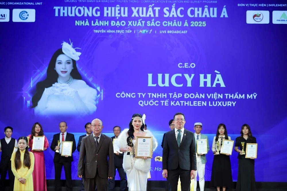 Tony Trương, Chủ Tịch Tập đoàn Thẩm mỹ Quốc tế Kathleen -Top 1 Thương hiệu Xuất sắc Châu Á 2025