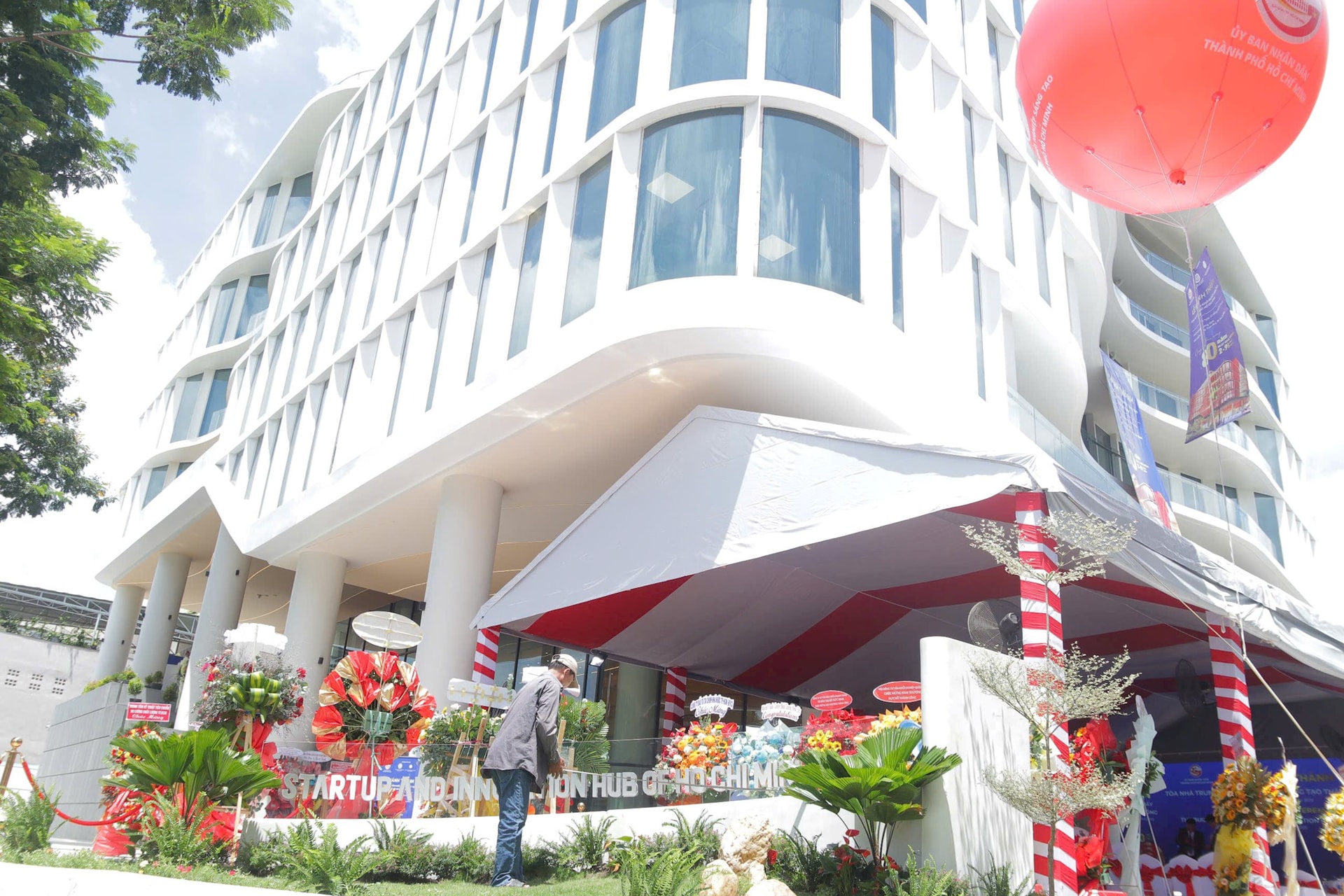 Tòa nhà của Trung tâm Khởi nghiệp sáng tạo TP.HCM.