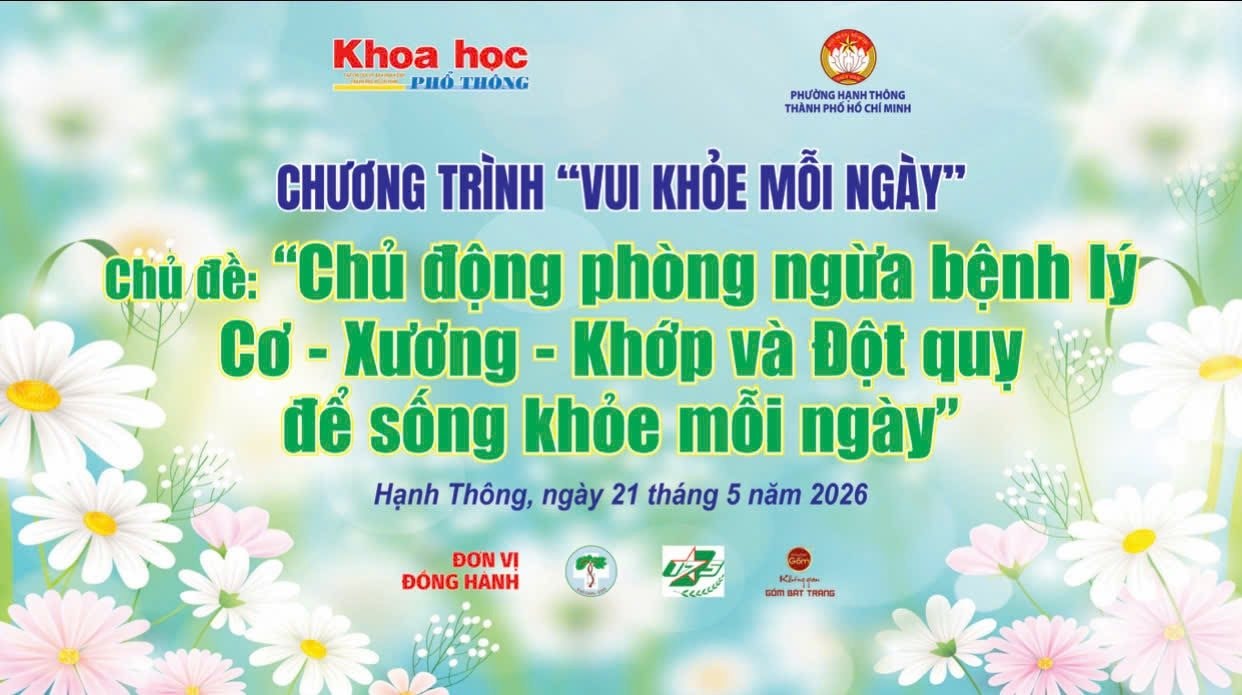 “Vui khỏe mỗi ngày” mang kiến thức y khoa đến với người dân phường Hạnh Thông